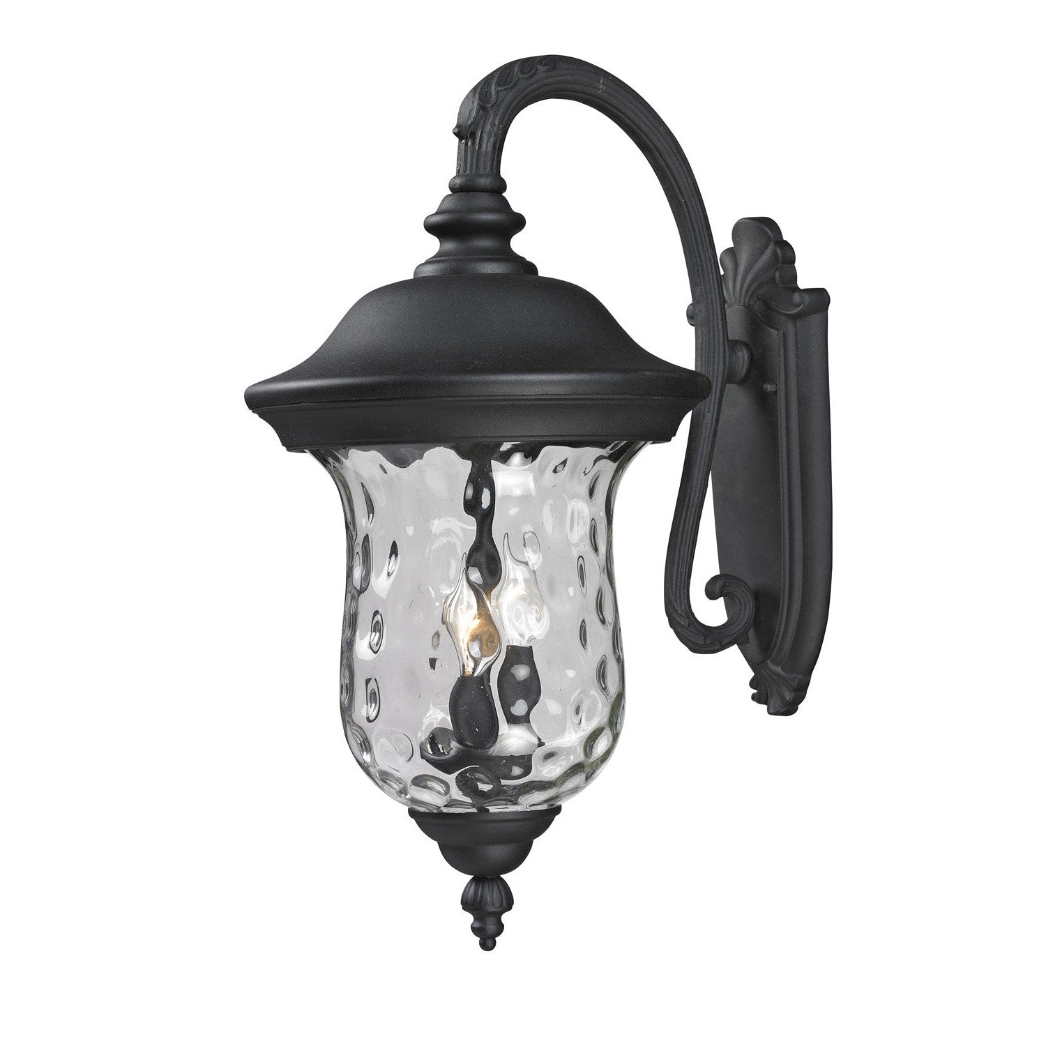 Z-Lite - 534B-BK - Three Light Outdoor Wall Light - Armstrong - Black