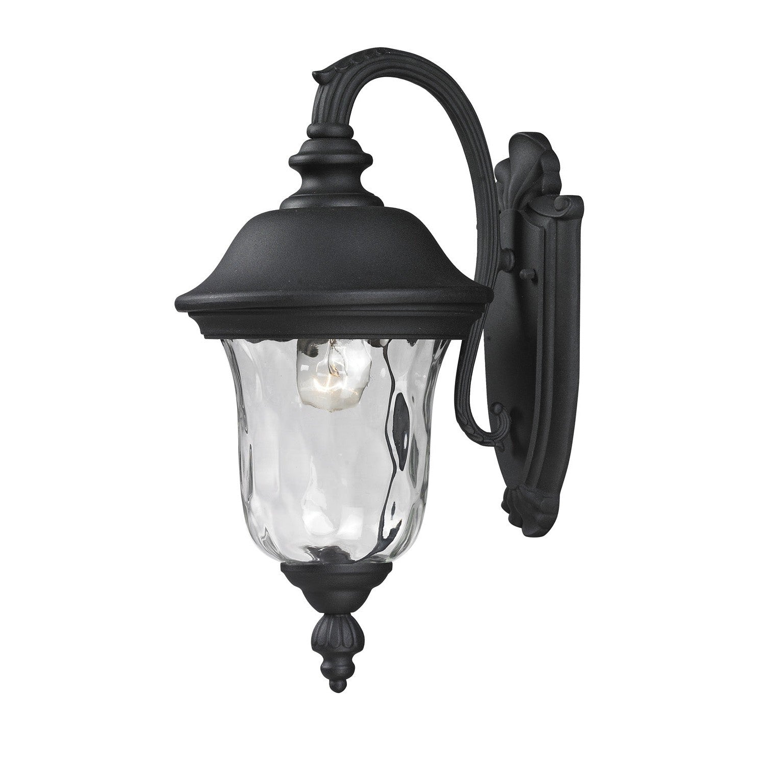 Z-Lite - 534S-BK - One Light Outdoor Wall Light - Armstrong - Black
