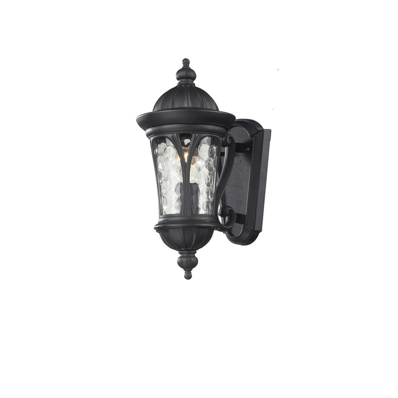 Z-Lite - 543S-BK - One Light Outdoor Wall Light - Doma - Black