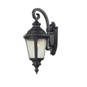 Z-Lite - 545S-BK - One Light Outdoor Wall Light - Medow - Black