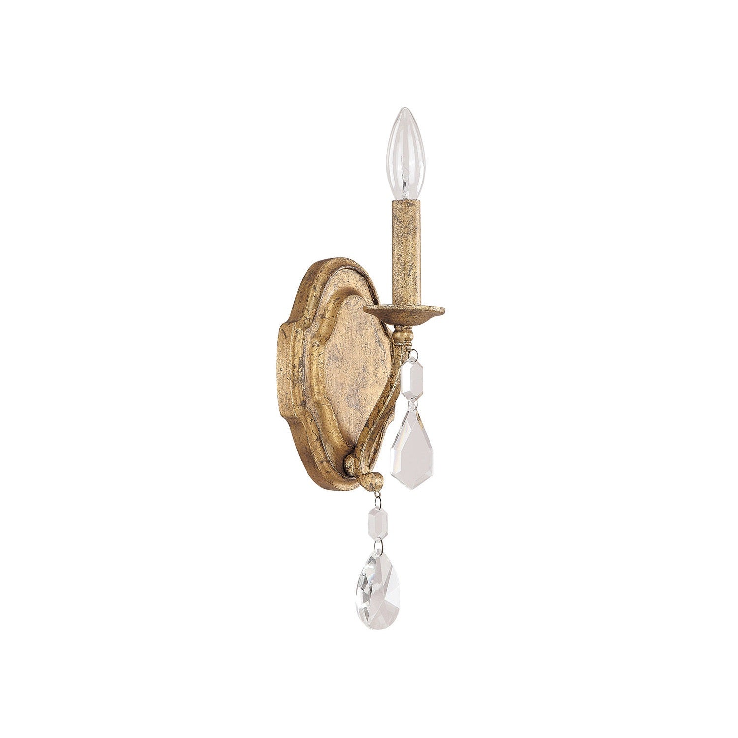 Capital Lighting - 1616AG-CR - One Light Wall Sconce - Blakely - Antique Gold