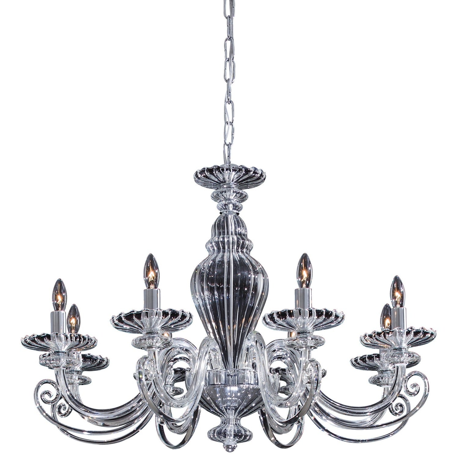 Metropolitan - N9168 - Eight Light Chandelier - Metropolitan Family - Chrome