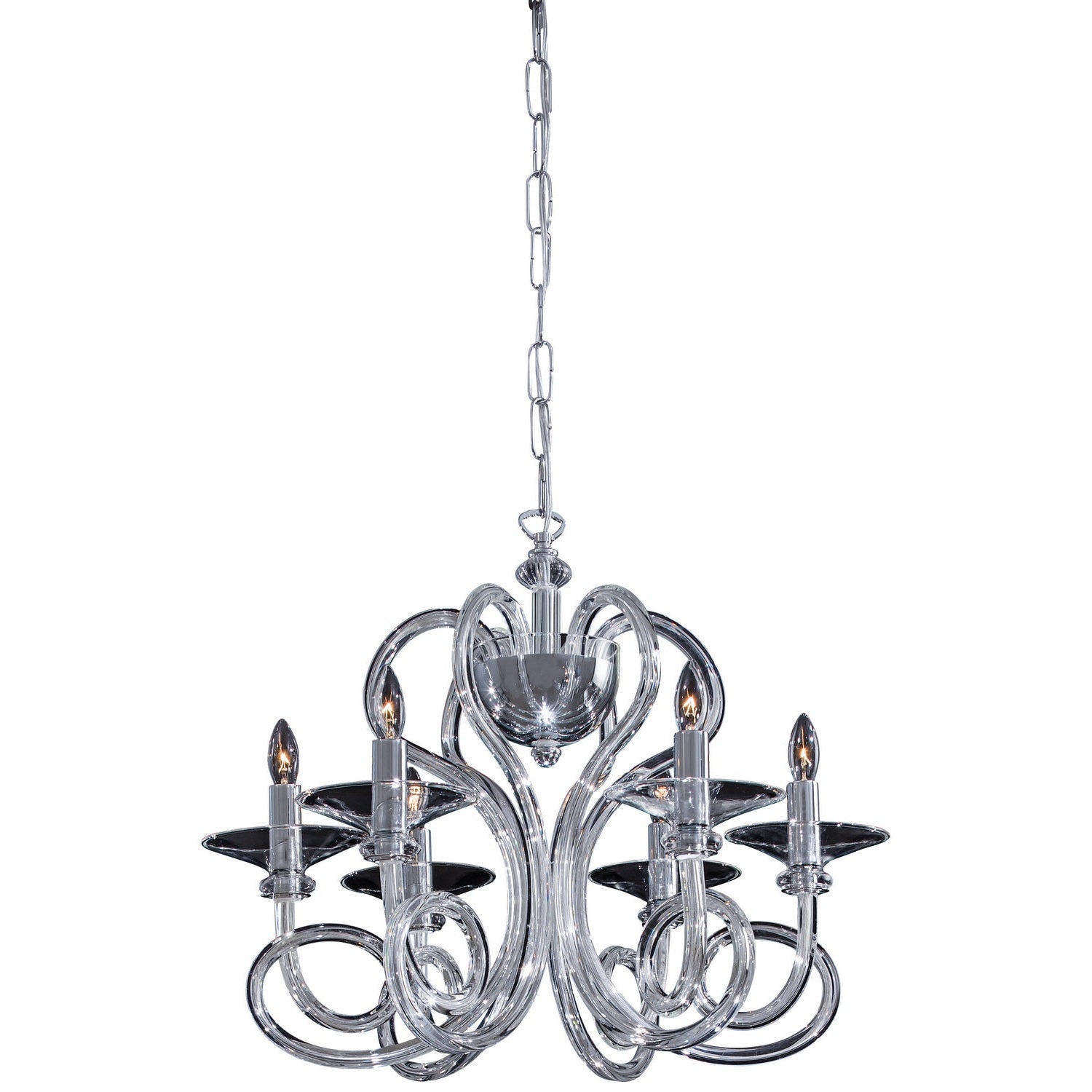 Metropolitan - N9176 - Six Light Chandelier - Metropolitan Family - Chrome
