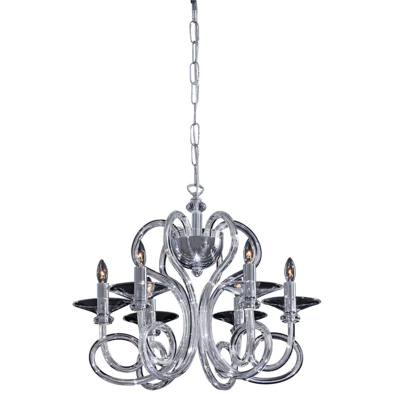 Metropolitan - N9176 - Six Light Chandelier - Metropolitan Family - Chrome