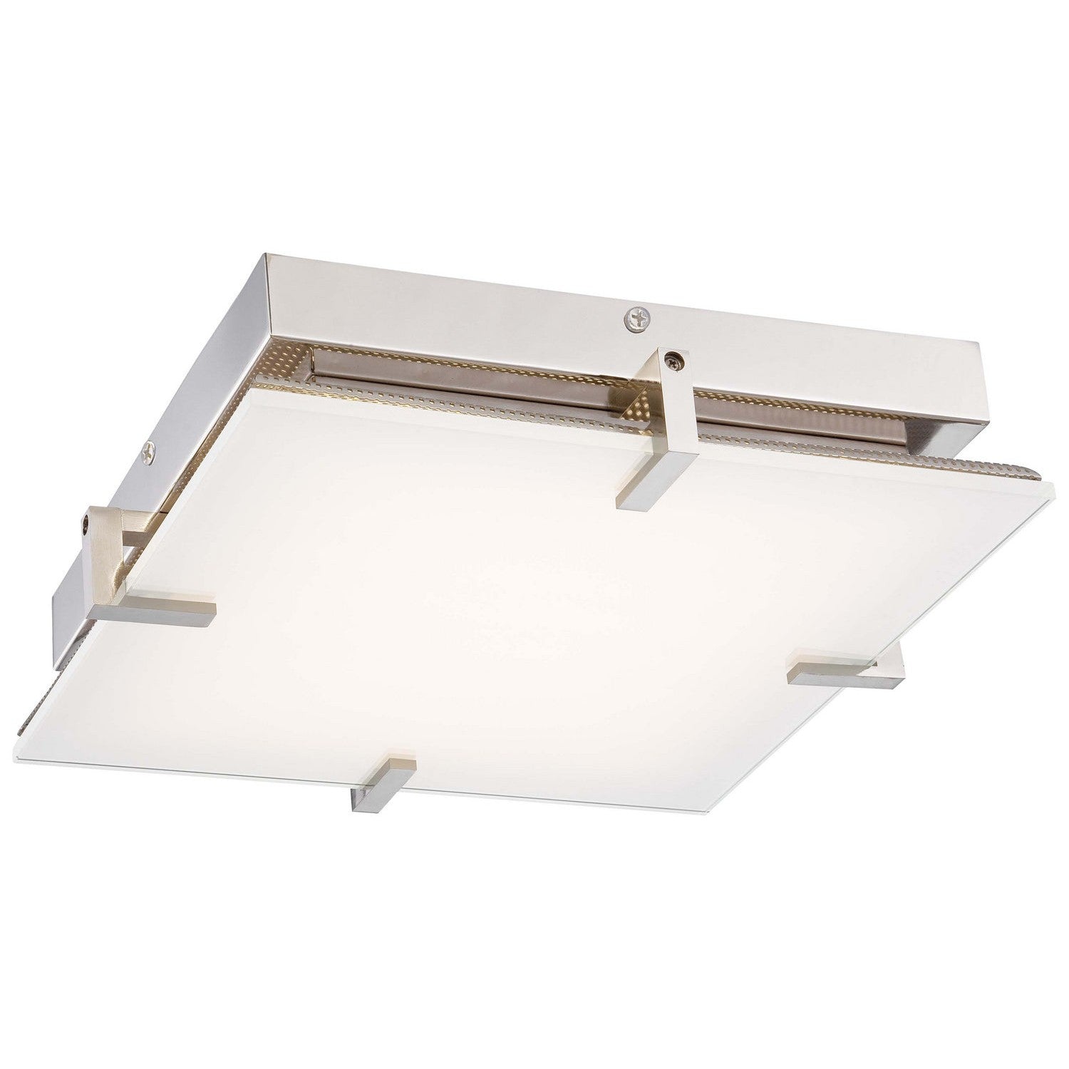 George Kovacs - P1111-613-L - LED Flush Mount - Hooked - Polished Nickel