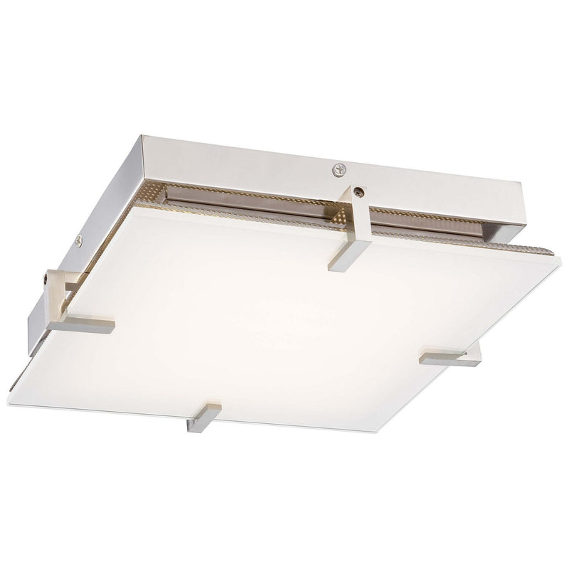 George Kovacs - P1111-613-L - LED Flush Mount - Hooked - Polished Nickel