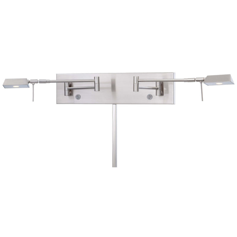 George Kovacs - P4319-084 - LED Swing Arm Wall Lamp - George'S Reading Room - Brushed Nickel