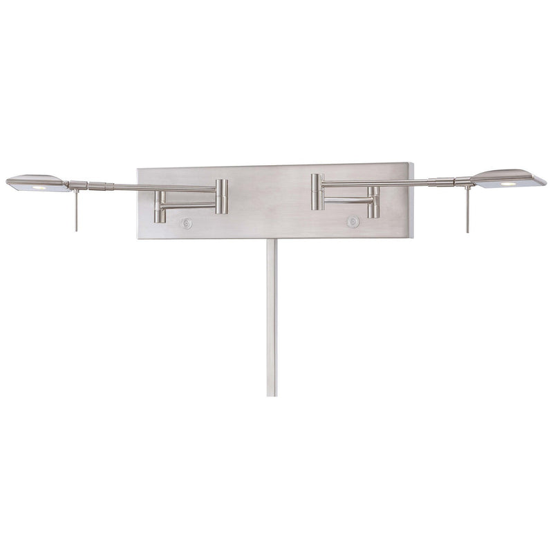 George Kovacs - P4329-084 - LED Swing Arm Wall Lamp - George'S Reading Room - Brushed Nickel
