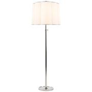 Visual Comfort Signature - BBL 1023SS-S - One Light Floor Lamp - Simple Scallop - Soft Silver