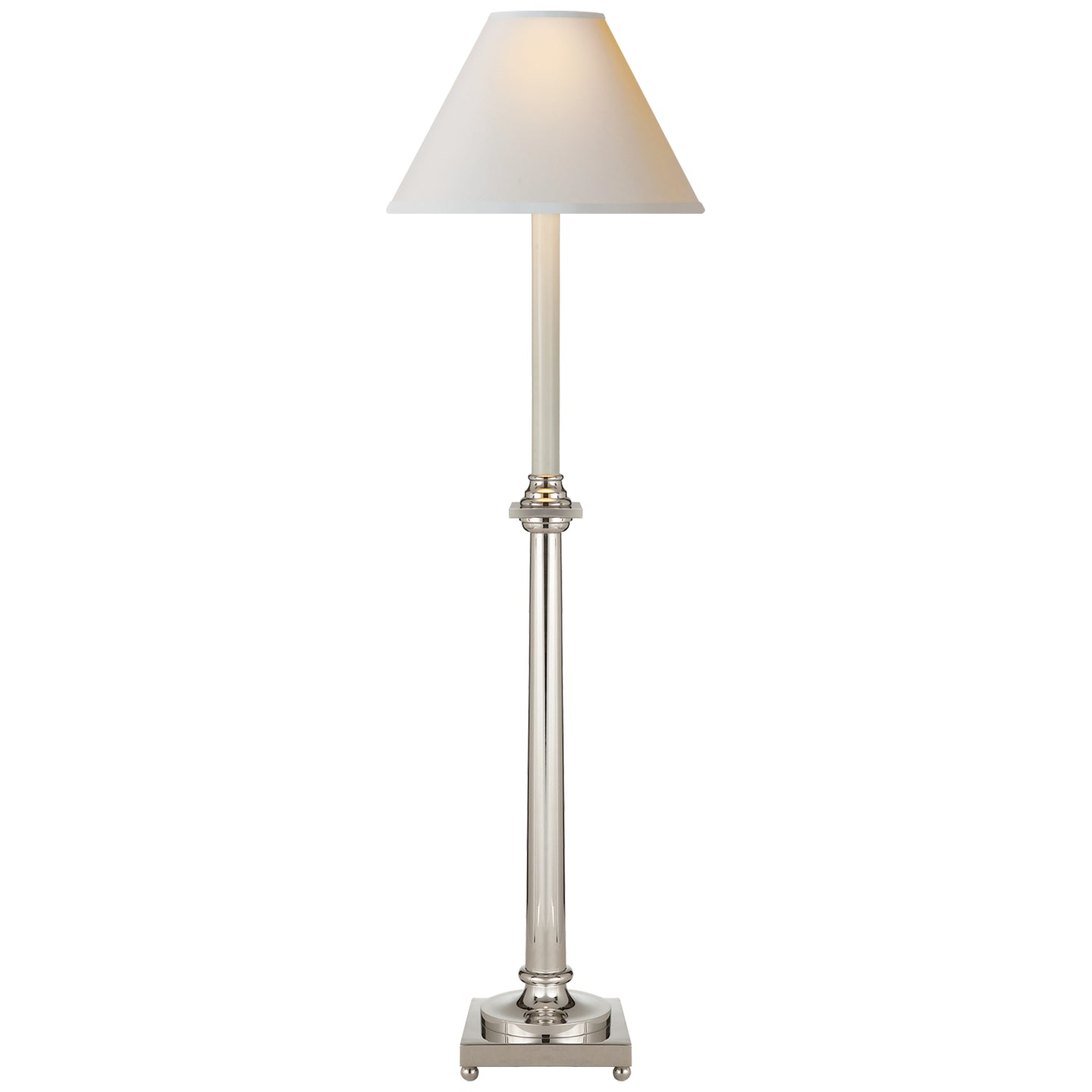Visual Comfort Signature - CHA 8461PN-NP - One Light Table Lamp - Swedish Column - Polished Nickel
