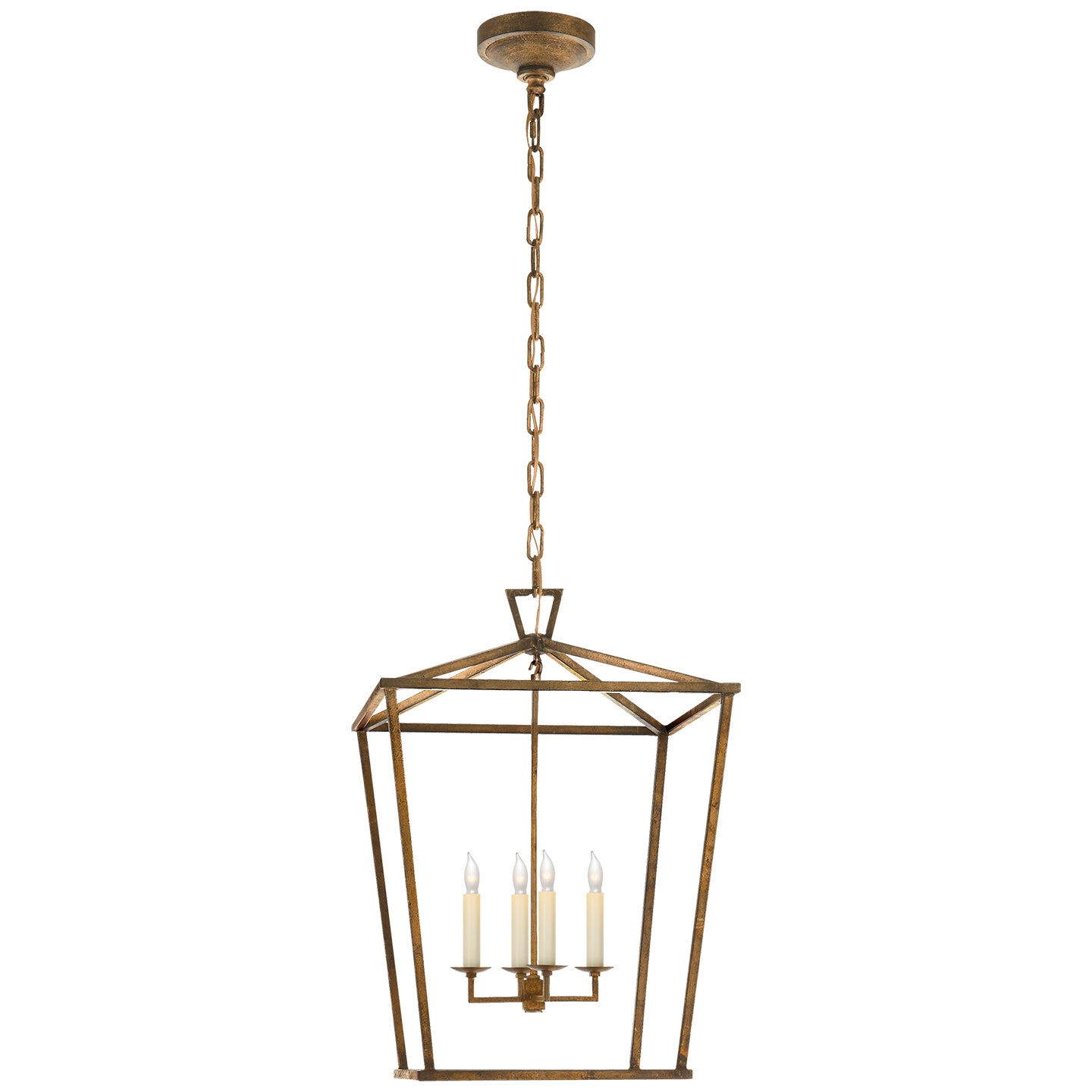 Visual Comfort Signature - CHC 2165GI - Four Light Lantern - Darlana - Gilded Iron