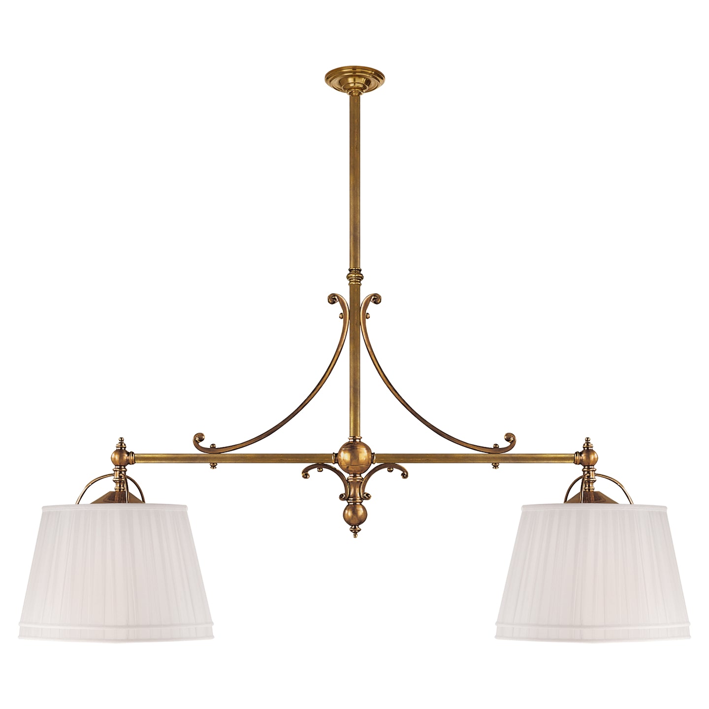 Visual Comfort Signature - CHC 5102AB-L - Four Light Pendant - Sloane - Antique-Burnished Brass