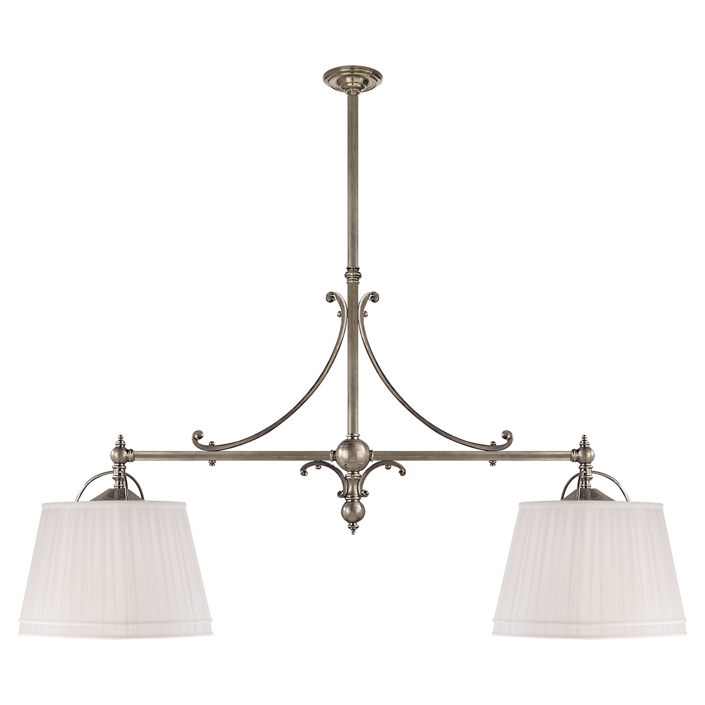 Visual Comfort Signature - CHC 5102AN-L - Four Light Pendant - Sloane - Antique Nickel