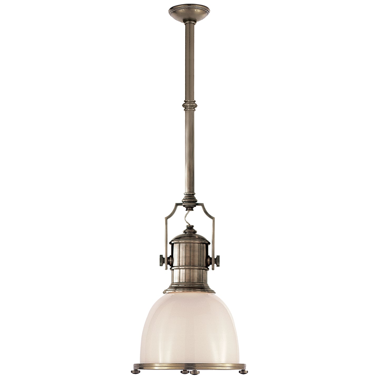 Visual Comfort Signature - CHC 5133AN-WG - One Light Pendant - Country Industrial - Antique Nickel