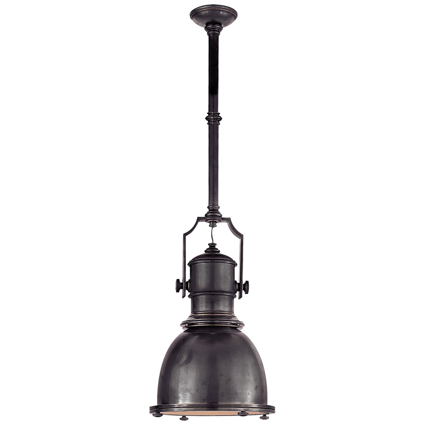 Visual Comfort Signature - CHC 5133BZ-BZ - One Light Pendant - Country Industrial - Bronze