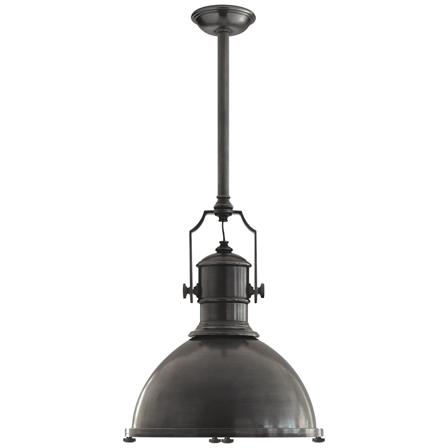 Visual Comfort Signature - CHC 5136BZ-BZ - One Light Pendant - Country Industrial - Bronze