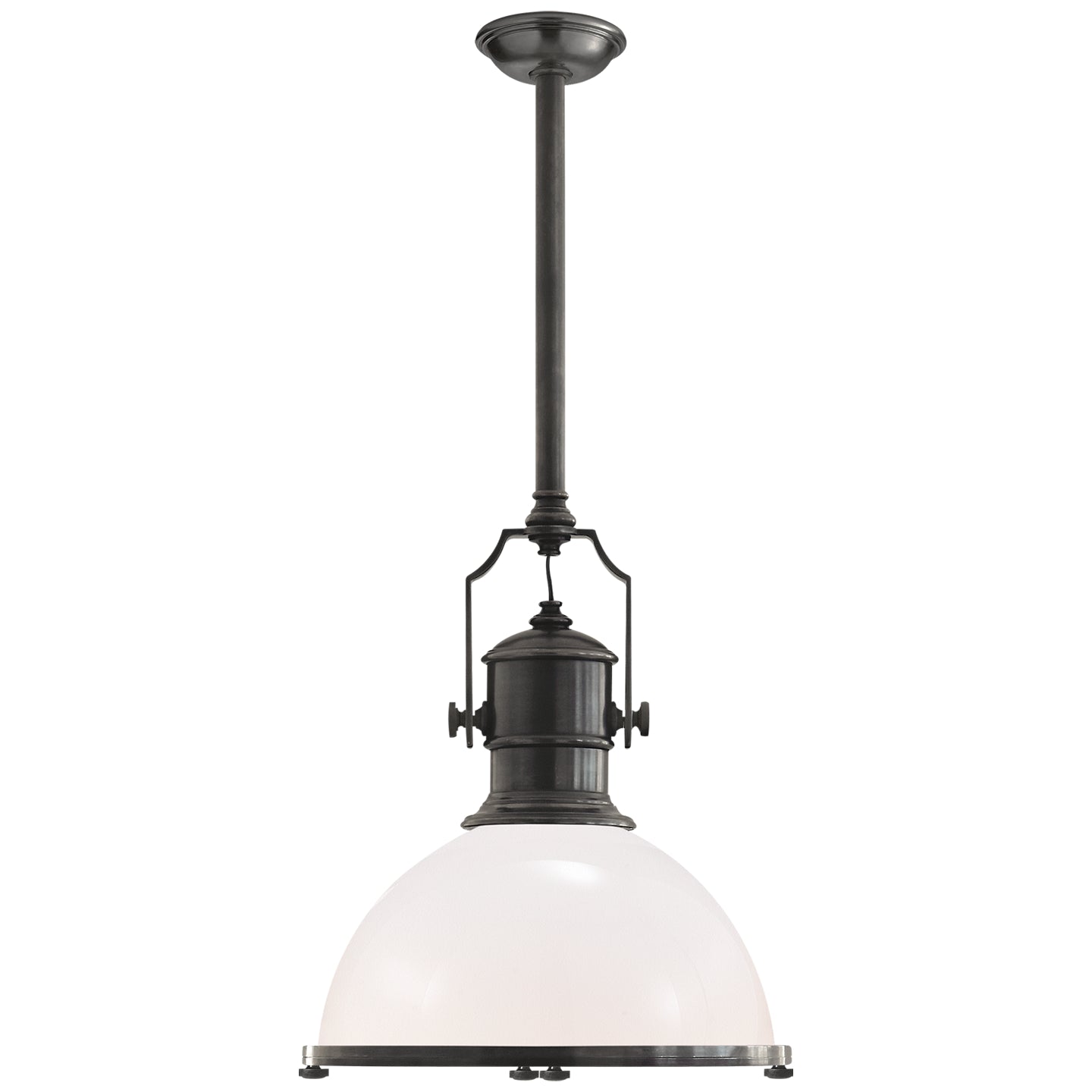 Visual Comfort Signature - CHC 5136BZ-WG - One Light Pendant - Country Industrial - Bronze