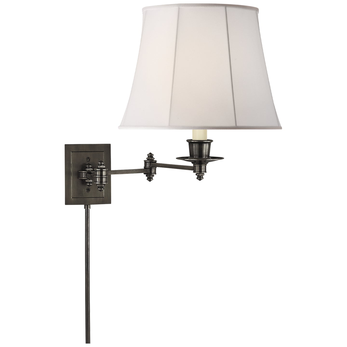 Visual Comfort Signature - S 2000BZ-L - One Light Swing Arm Wall Lamp - Swing Arm Sconce - Bronze