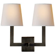Visual Comfort Signature - SL 2820BZ-NP - Two Light Wall Sconce - Square Tube - Bronze