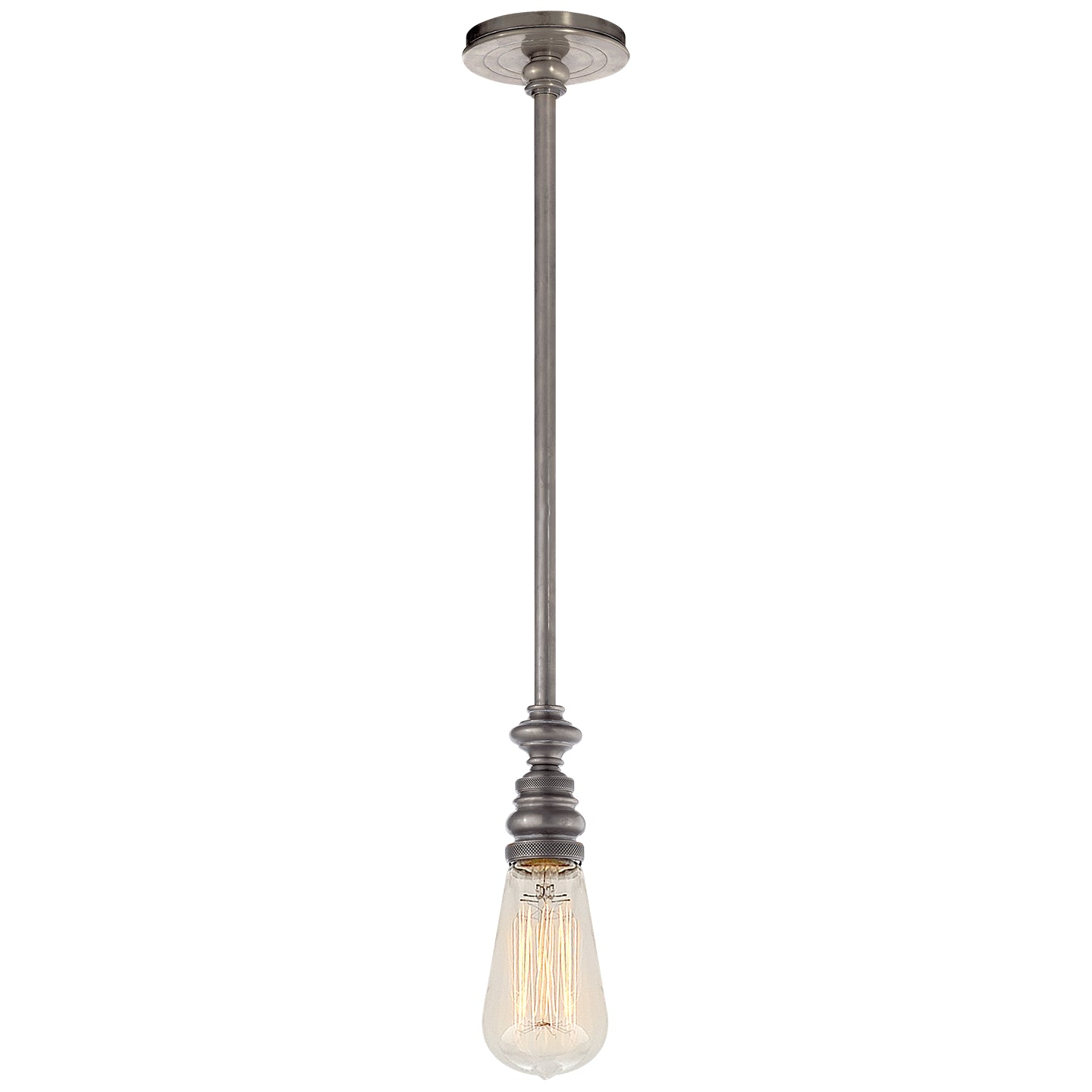 Visual Comfort Signature - SL 5125AN - One Light Pendant - Boston - Antique Nickel