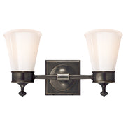 Visual Comfort Signature - SS 2002BZ-WG - Two Light Wall Sconce - Siena - Bronze
