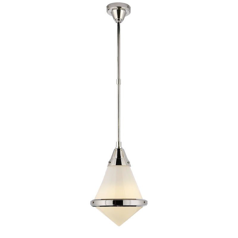 Visual Comfort Signature - TOB 5155PN-WG - One Light Pendant - Gale - Polished Nickel