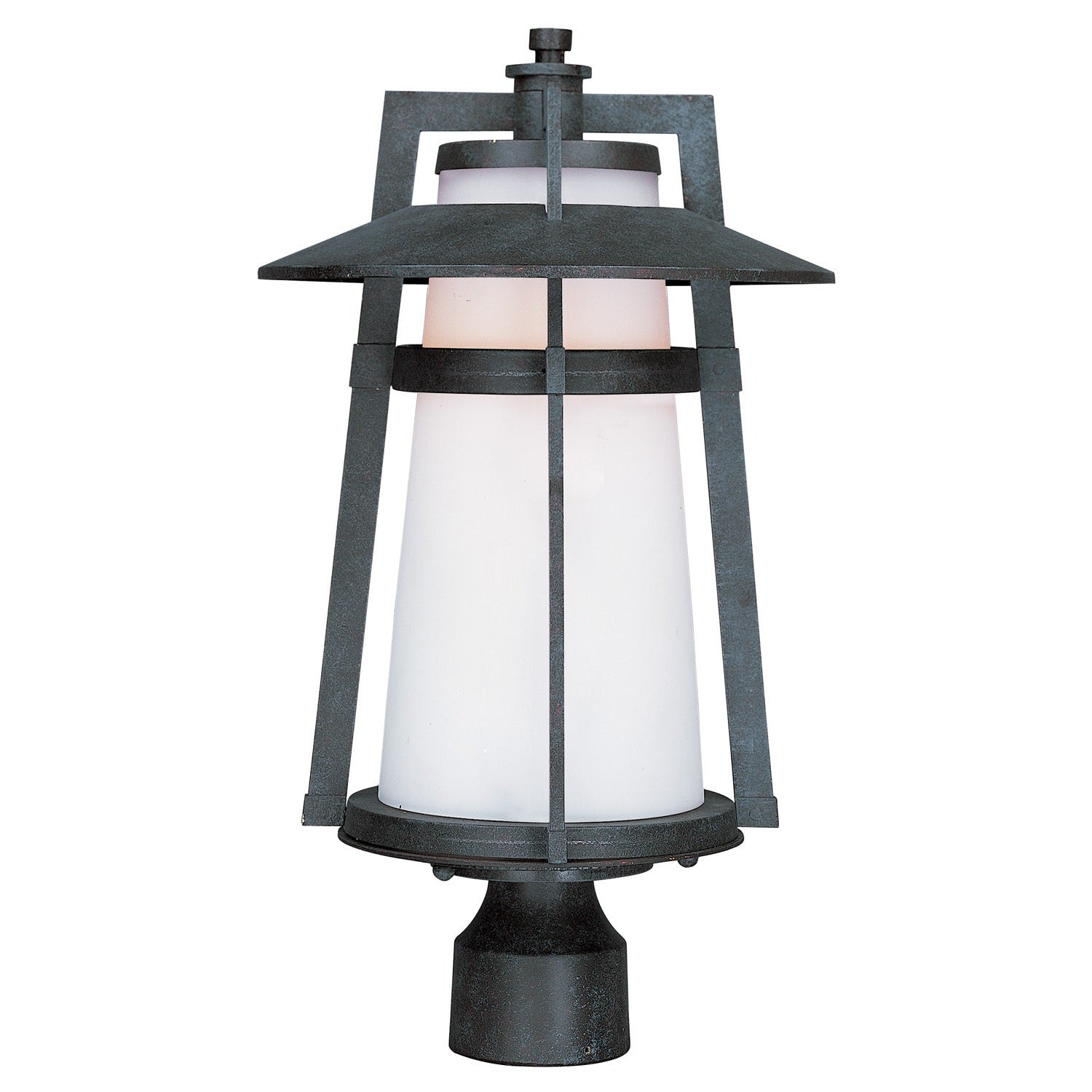 Maxim - 3530SWAE - One Light Outdoor Pole/Post Lantern - Calistoga - Adobe