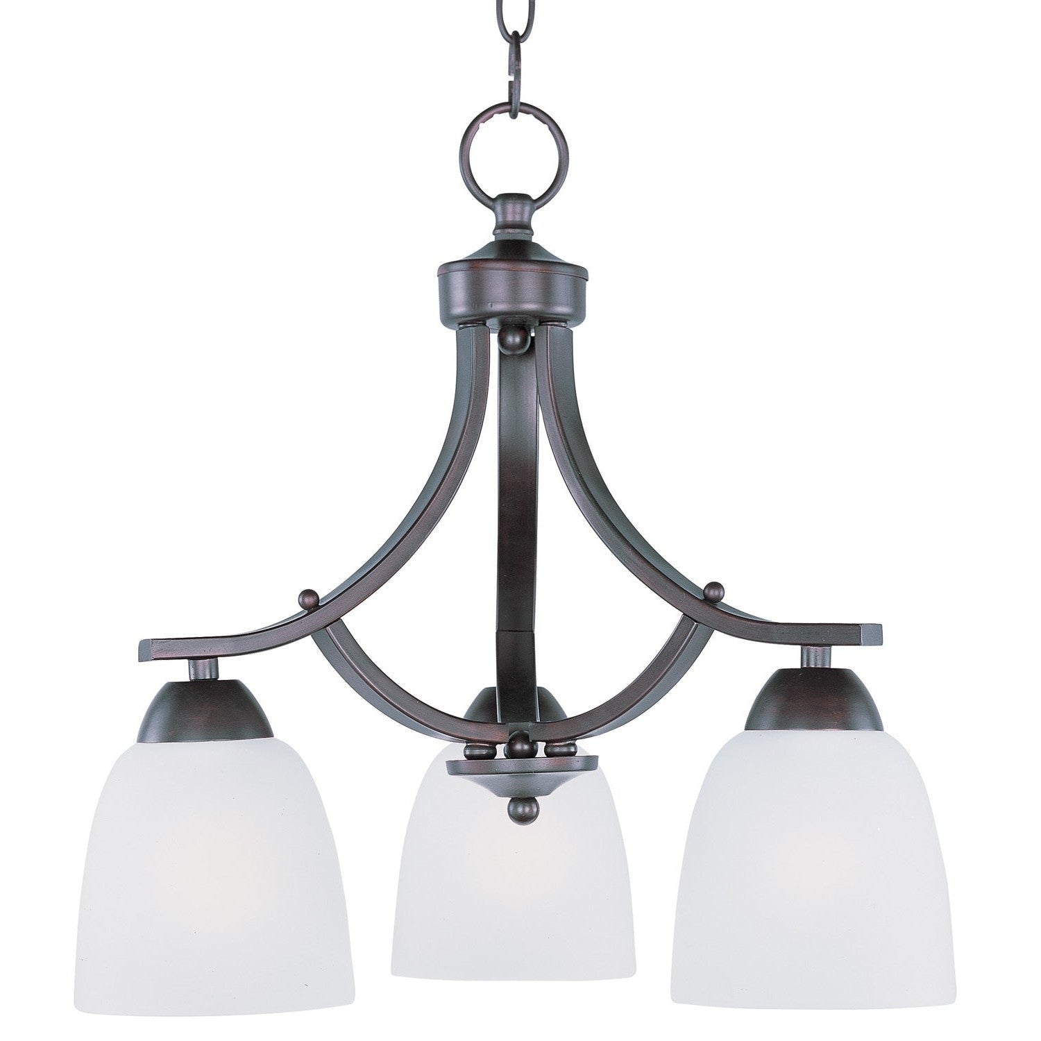 Maxim - 11223FTOI - Three Light Chandelier - Axis - Oil Rubbed Bronze