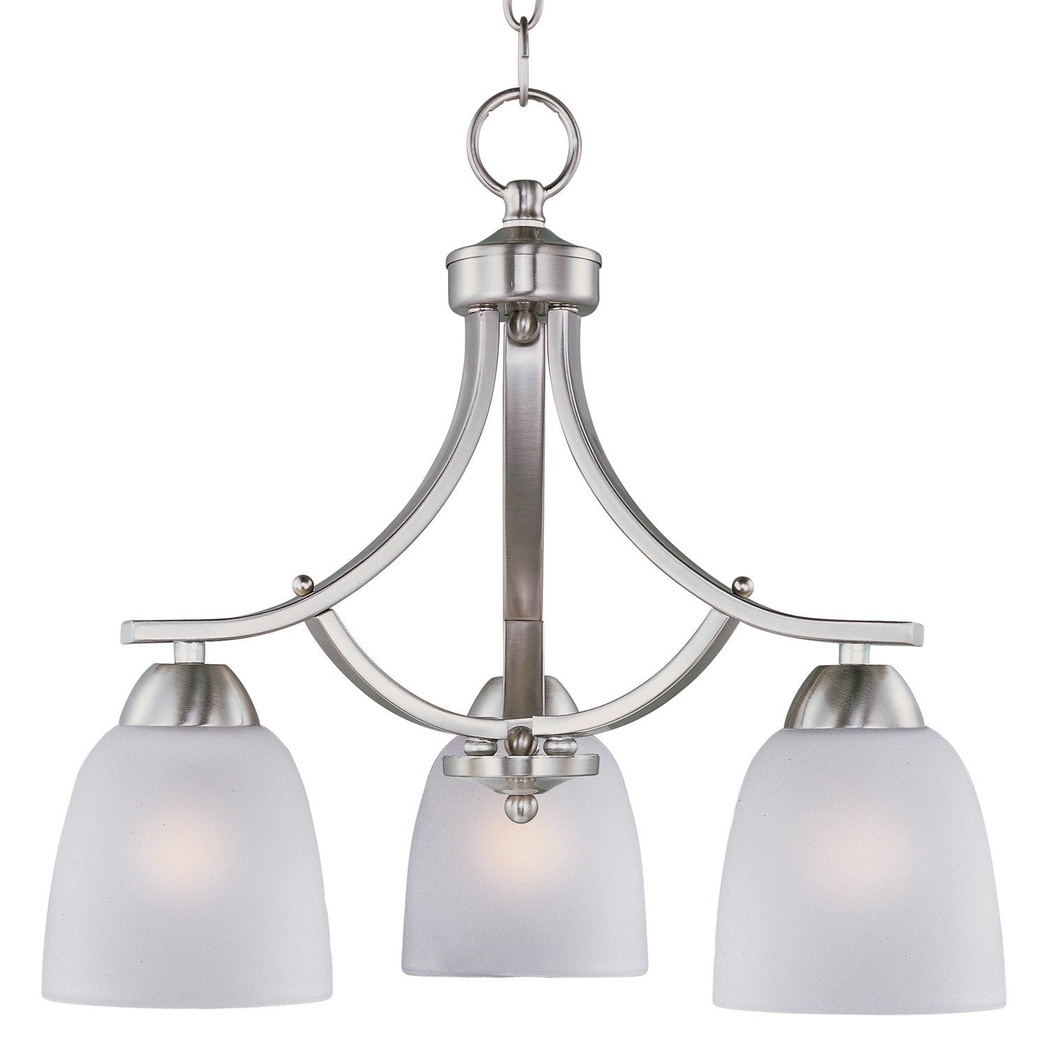 Maxim - 11223FTSN - Three Light Chandelier - Axis - Satin Nickel