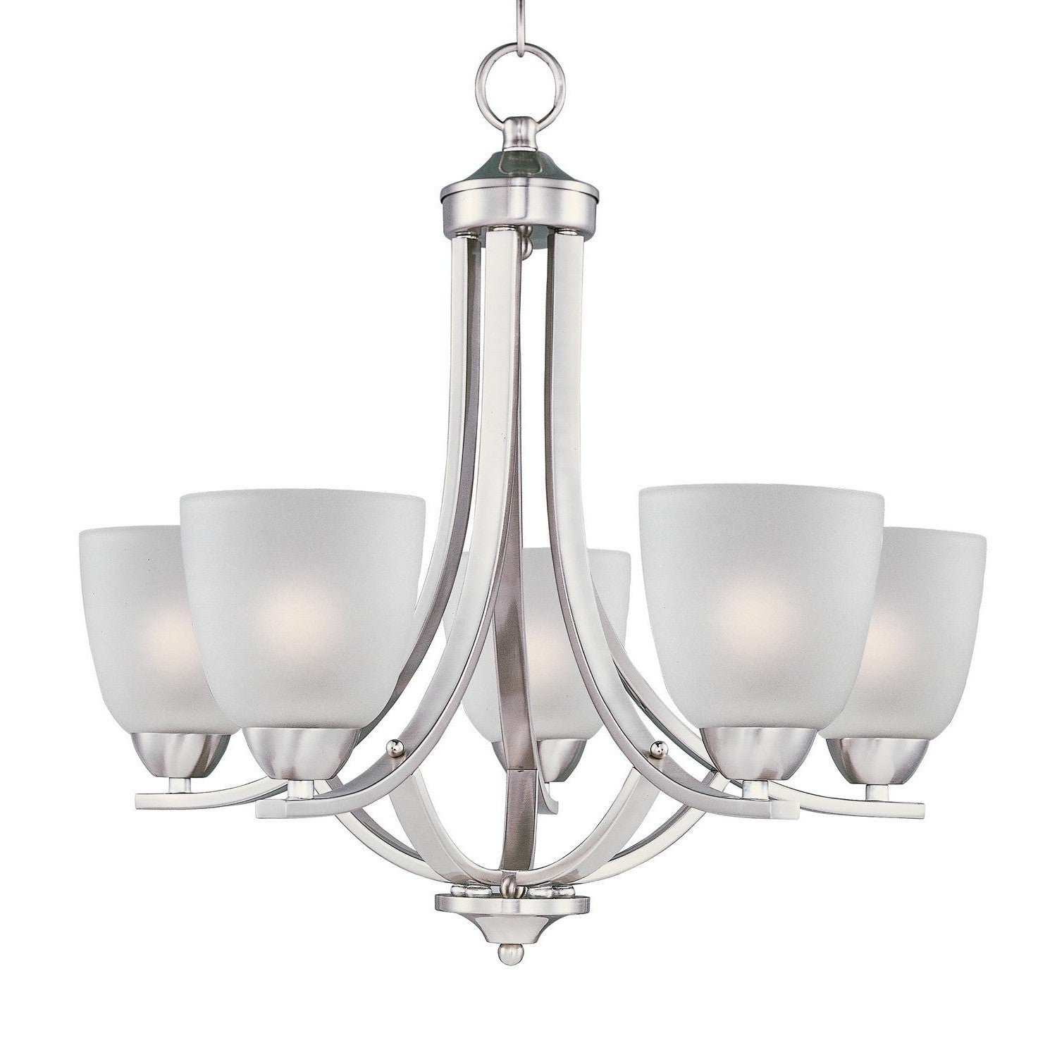 Maxim - 11225FTSN - Five Light Chandelier - Axis - Satin Nickel
