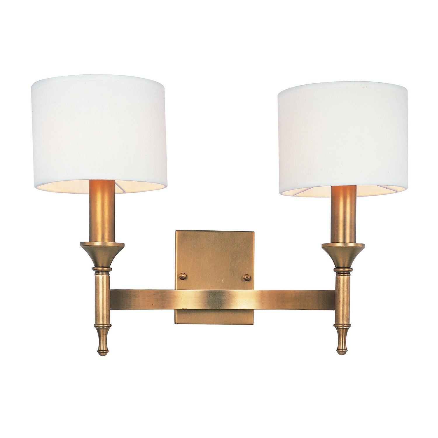 Maxim - 22379OMNAB - Two Light Wall Sconce - Fairmont - Natural Aged Brass