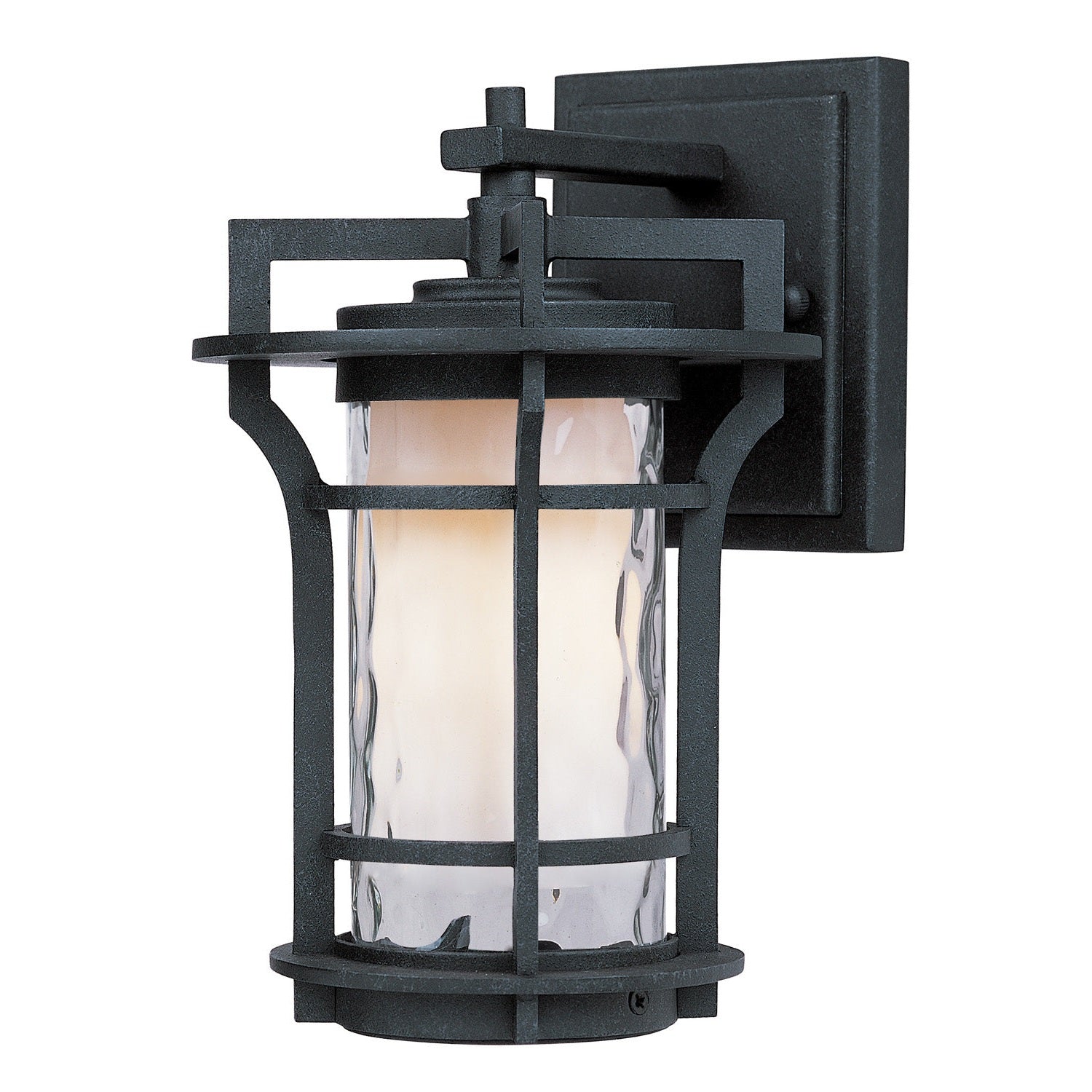 Maxim - 30482WGBO - One Light Outdoor Wall Lantern - Oakville - Black Oxide