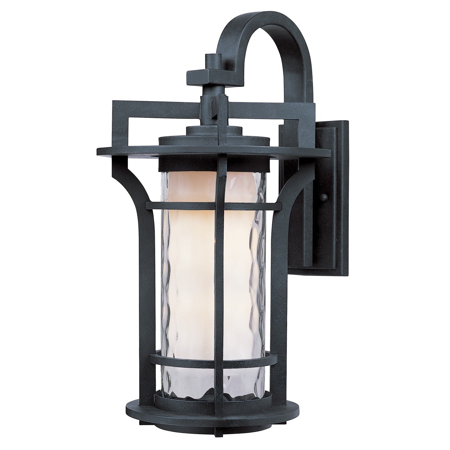Maxim - 30484WGBO - One Light Outdoor Wall Lantern - Oakville - Black Oxide