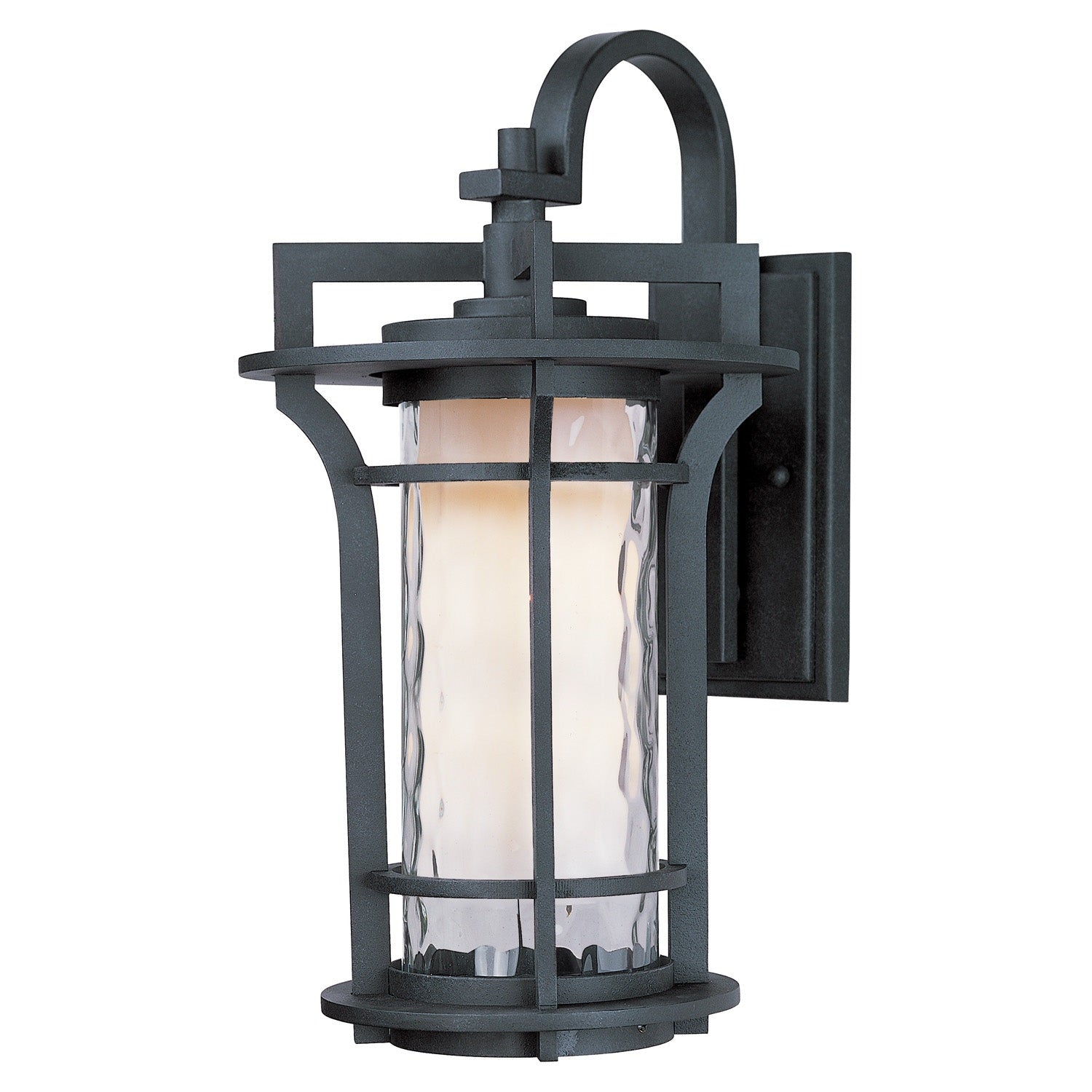 Maxim - 30485WGBO - One Light Outdoor Wall Lantern - Oakville - Black Oxide