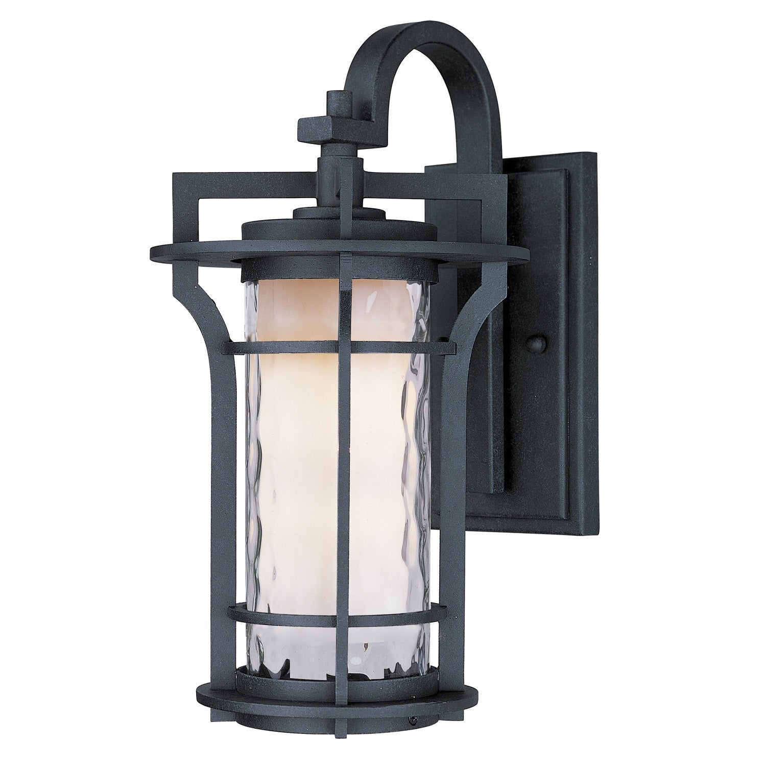 Maxim - 30486WGBO - One Light Outdoor Wall Lantern - Oakville - Black Oxide