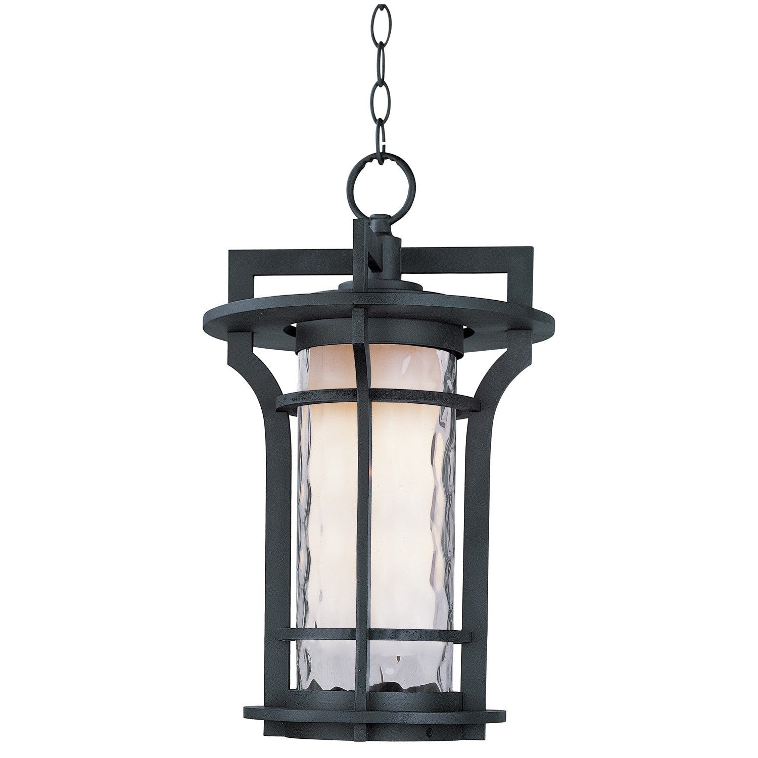 Maxim - 30488WGBO - One Light Outdoor Hanging Lantern - Oakville - Black Oxide