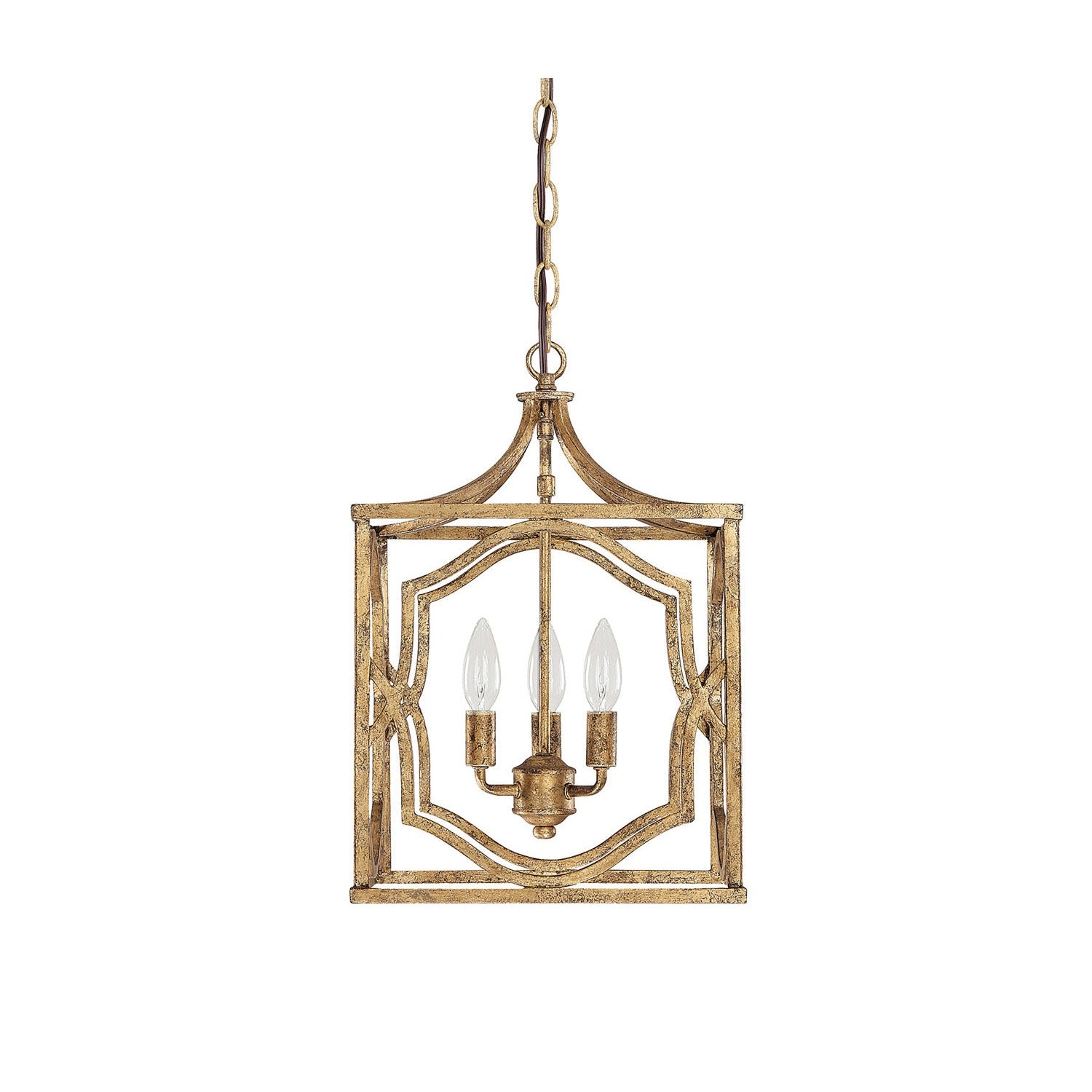 Capital Lighting - 9481AG - Three Light Foyer - Blakely - Antique Gold