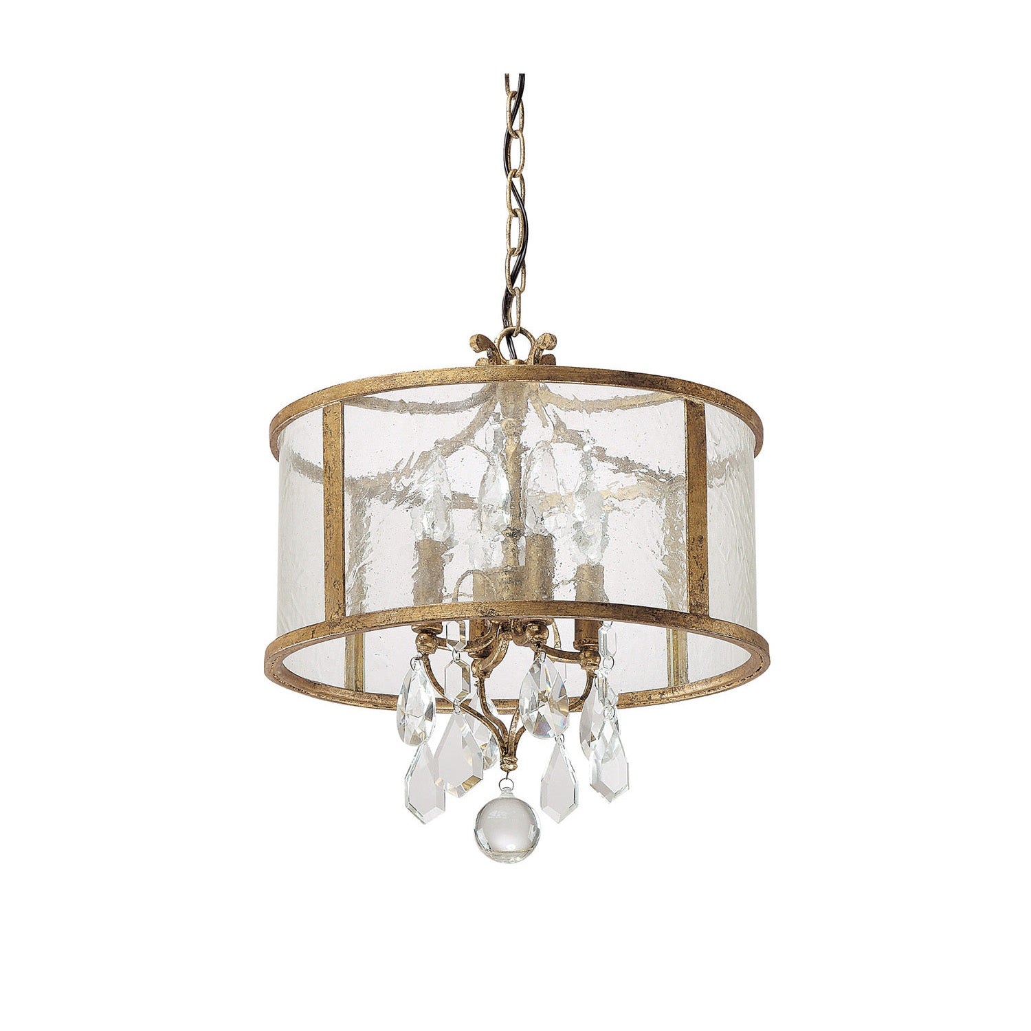 Capital Lighting - 9484AG-CR - Four Light Pendant - Blakely - Antique Gold