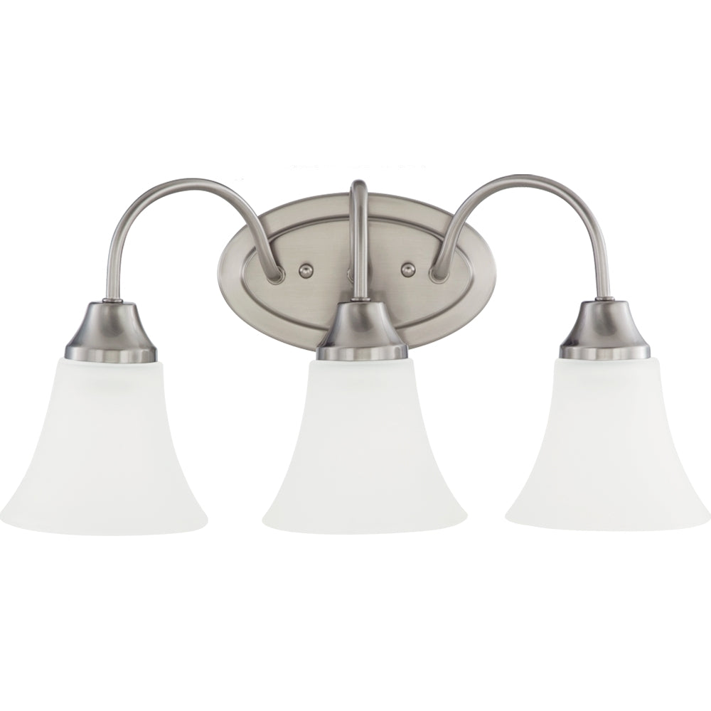 Generation Lighting - 44807-962 - Three Light Wall / Bath - Holman - Brushed Nickel