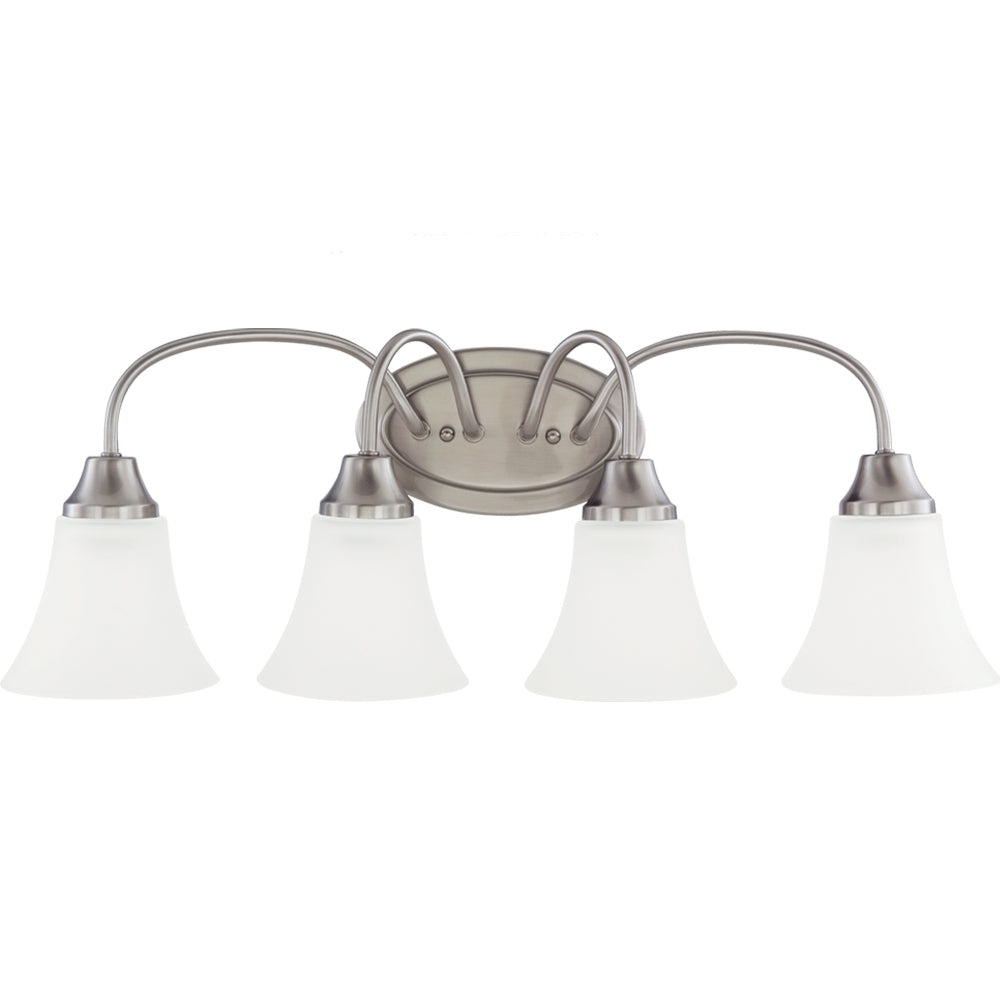 Generation Lighting - 44808-962 - Four Light Wall / Bath - Holman - Brushed Nickel
