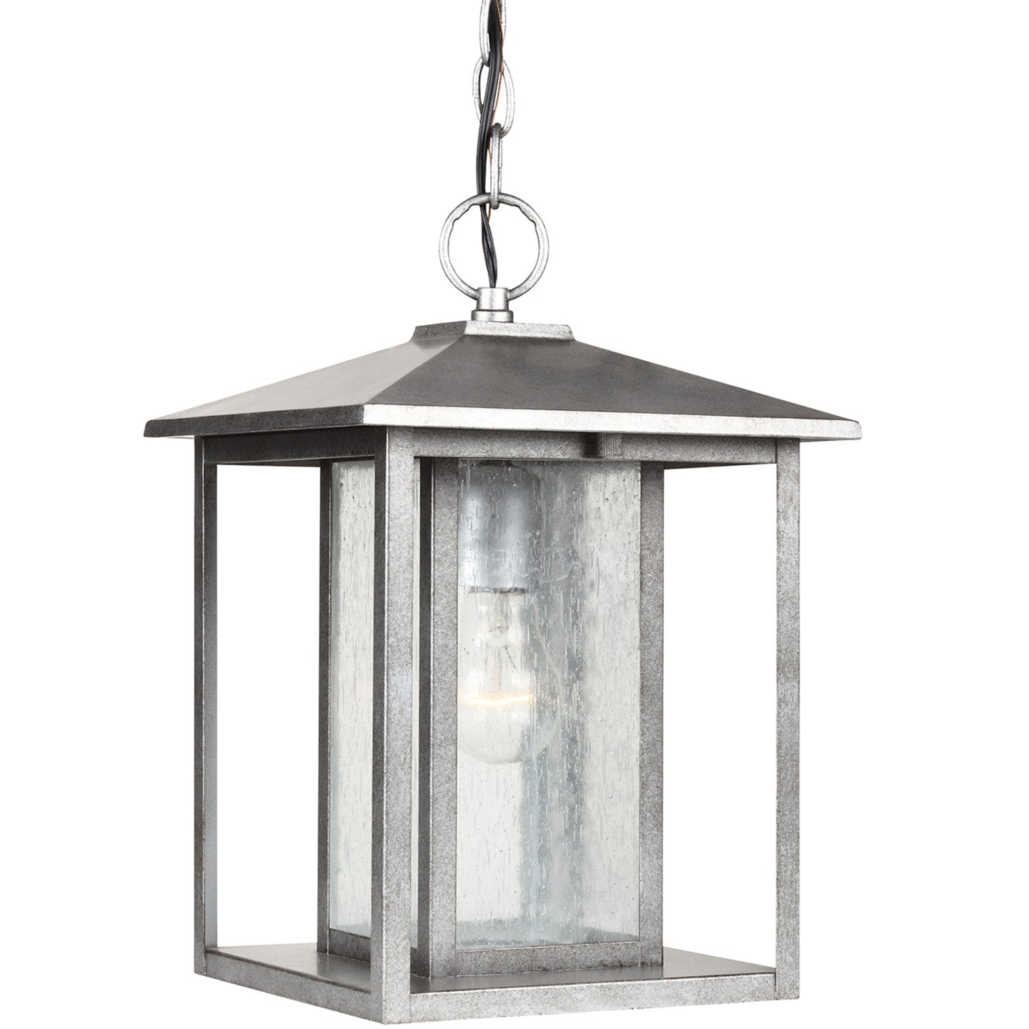 Generation Lighting - 62027-57 - One Light Outdoor Pendant - Hunnington - Weathered Pewter