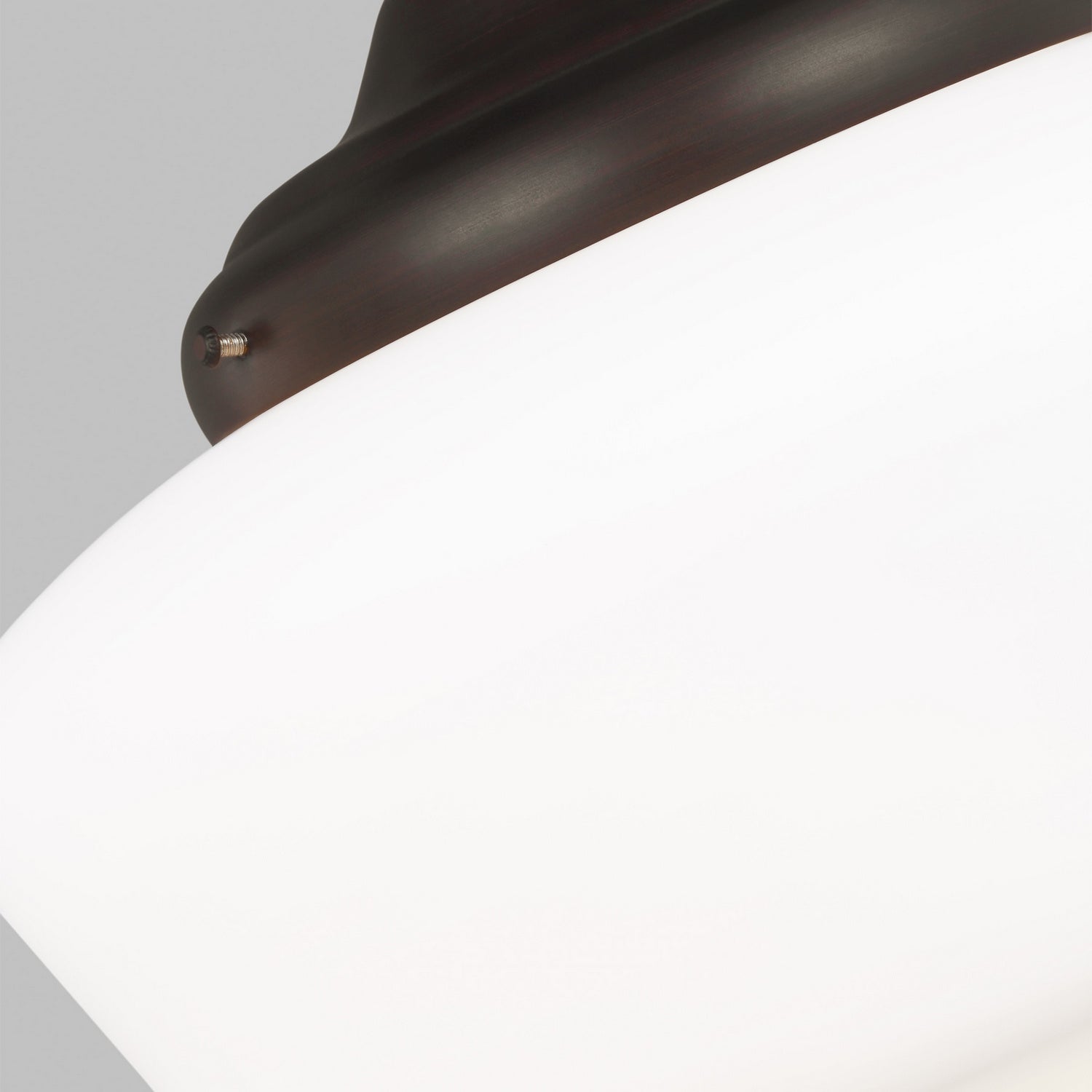 Generation Lighting - 77436-710 - One Light Semi-Flush Mount - Academy - Bronze