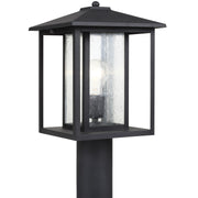Generation Lighting - 82027-12 - One Light Outdoor Post Lantern - Hunnington - Black