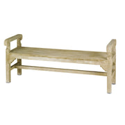 Currey and Company - 2022 - Bench - Portland/Faux Bois