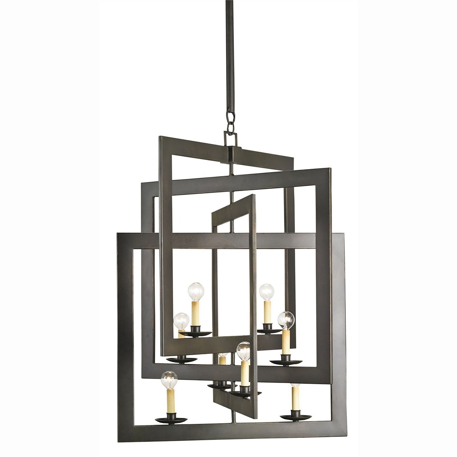 Currey and Company - 9927 - Eight Light Chandelier - Middleton Collection - Bronze Gold