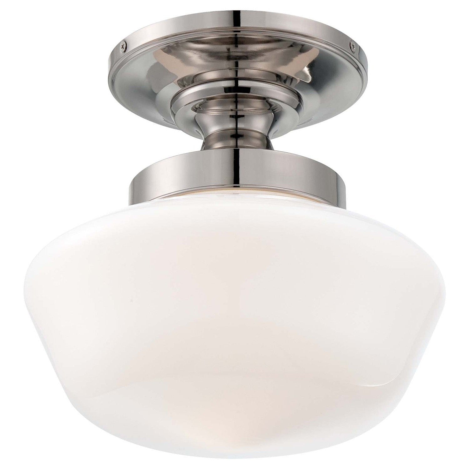 Minka-Lavery - 2255-613 - One Light Semi Flush Mount - Polished Nickel