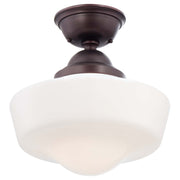Minka-Lavery - 2257-576 - One Light Semi Flush Mount - Brushed Bronze