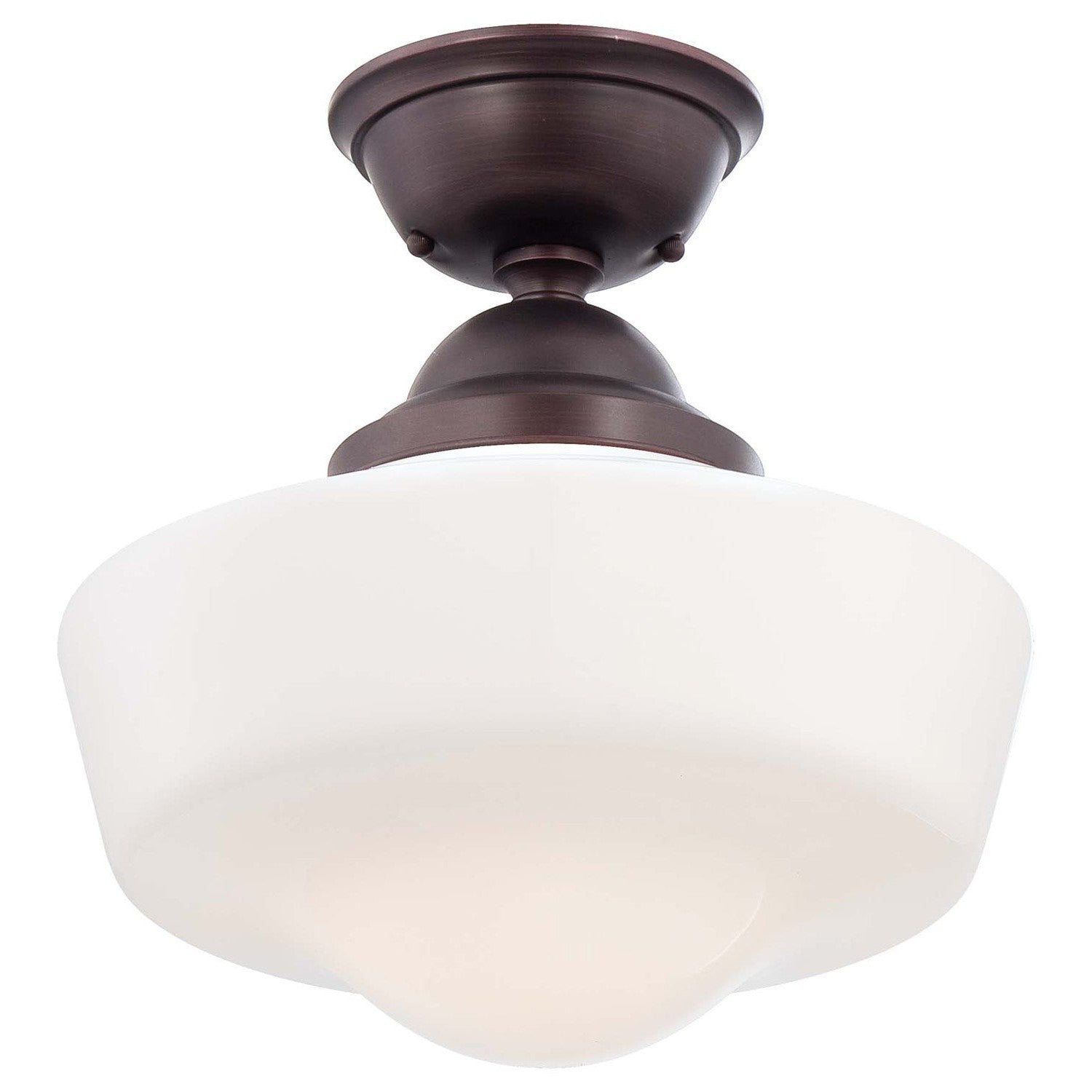 Minka-Lavery - 2257-576 - One Light Semi Flush Mount - Brushed Bronze