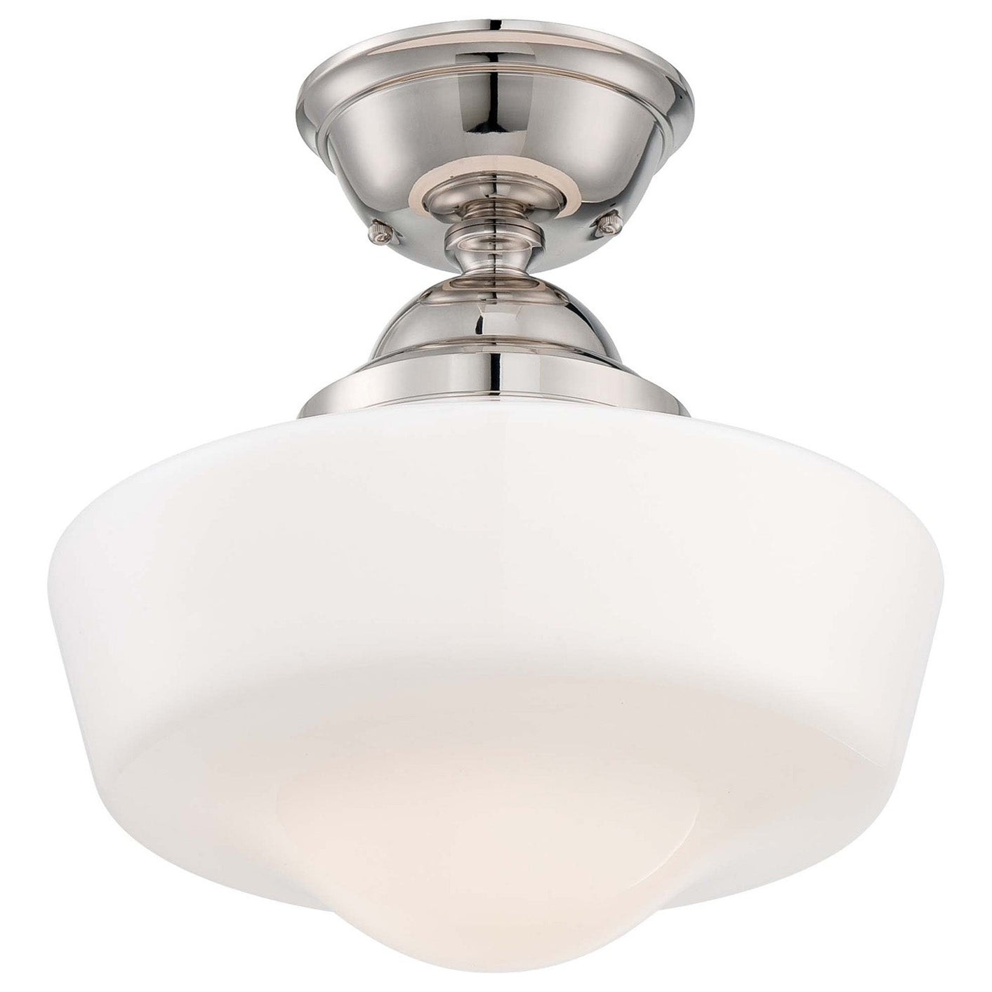 Minka-Lavery - 2257-613 - One Light Semi Flush Mount - Polished Nickel
