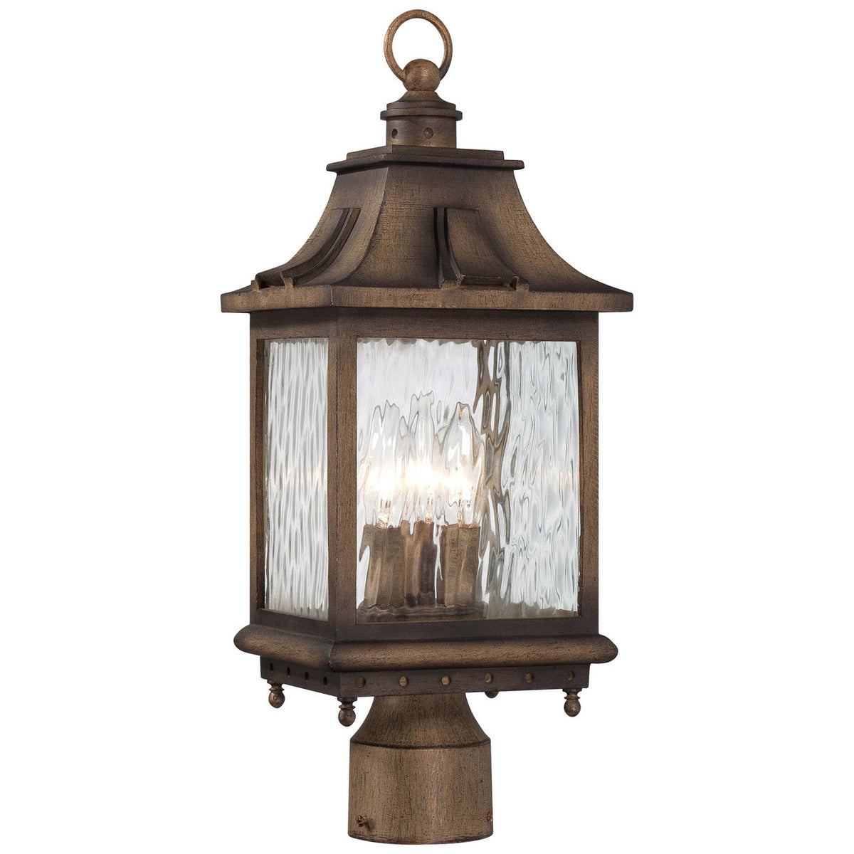 Minka-Lavery - 72116-149 - Three Light Post Mount - Wilshire Park - Portsmouth Bronze